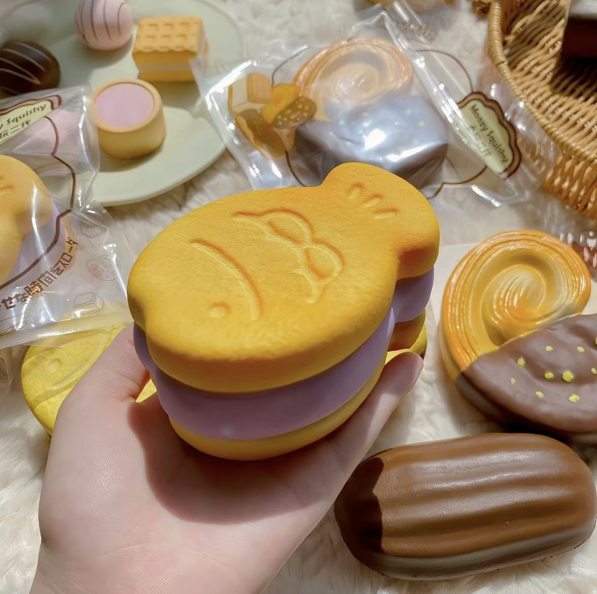 Taro Paste Taiyaki Squishy