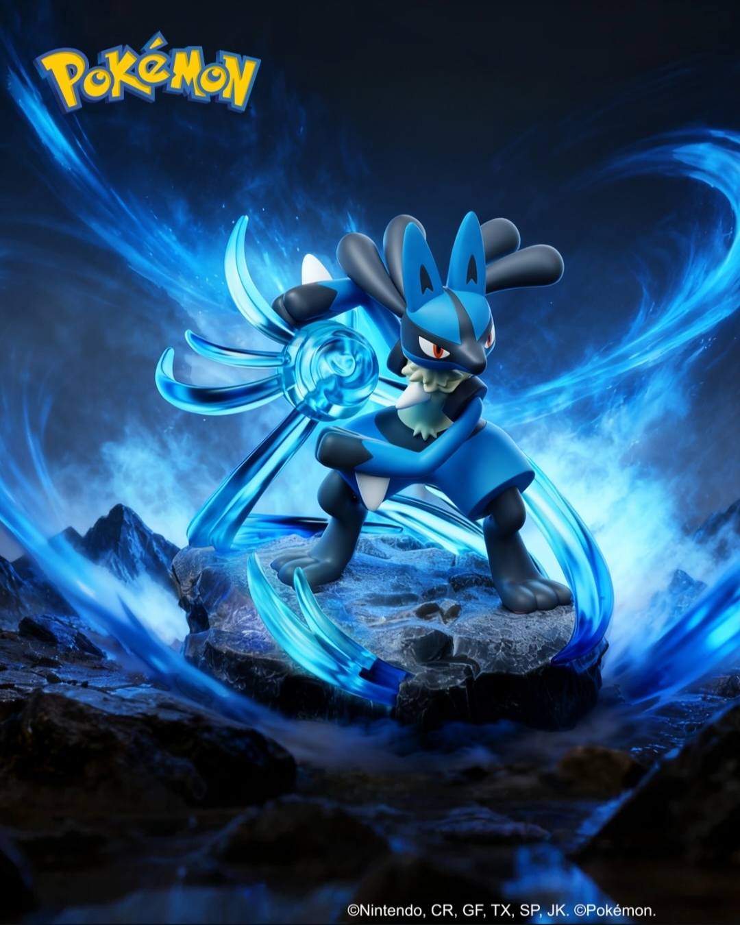 Holly Box Pokémon Light Up Battle Scene Figures