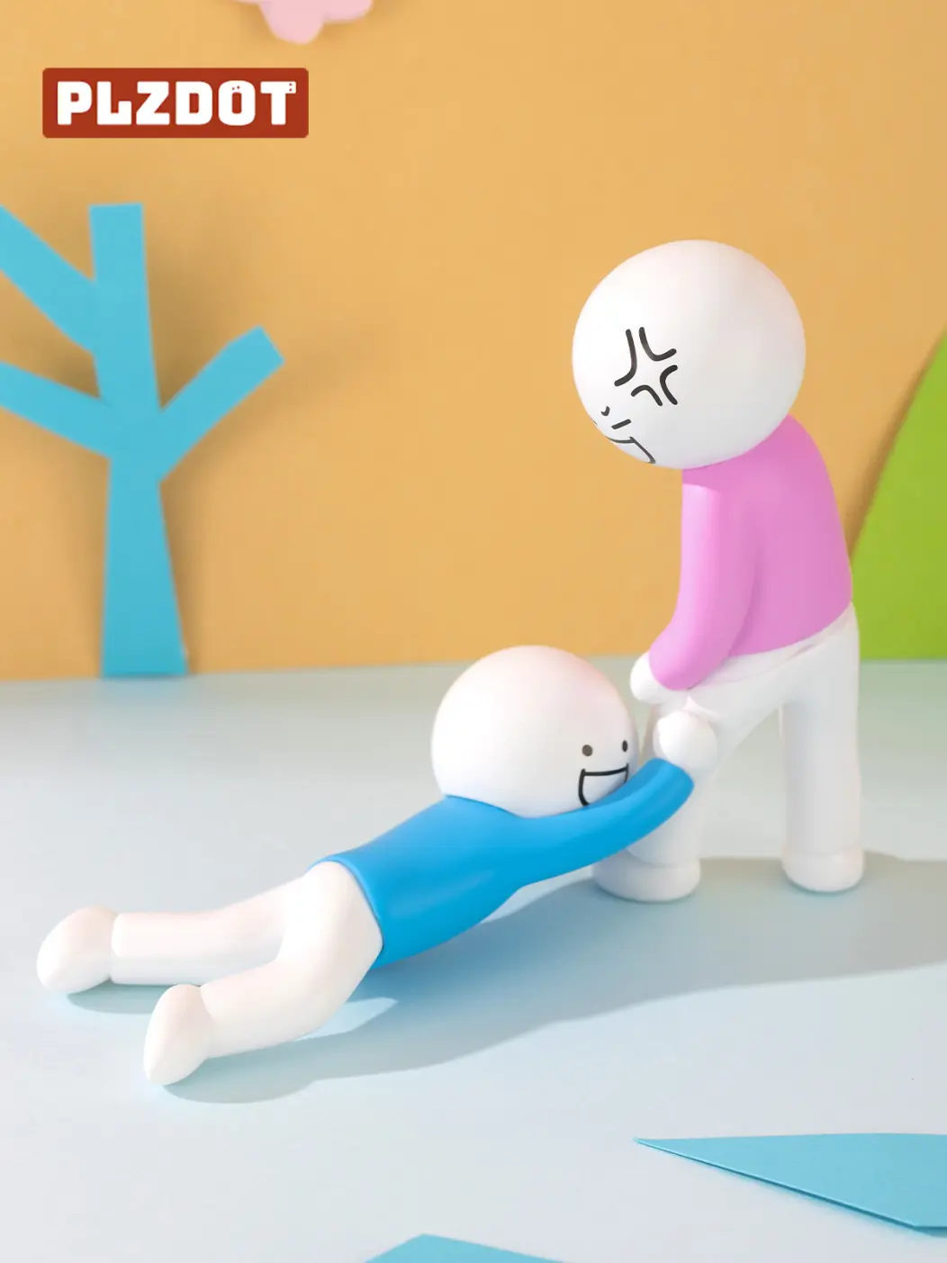 PLZDOT x Xiaolan And His Friends Abstract Series