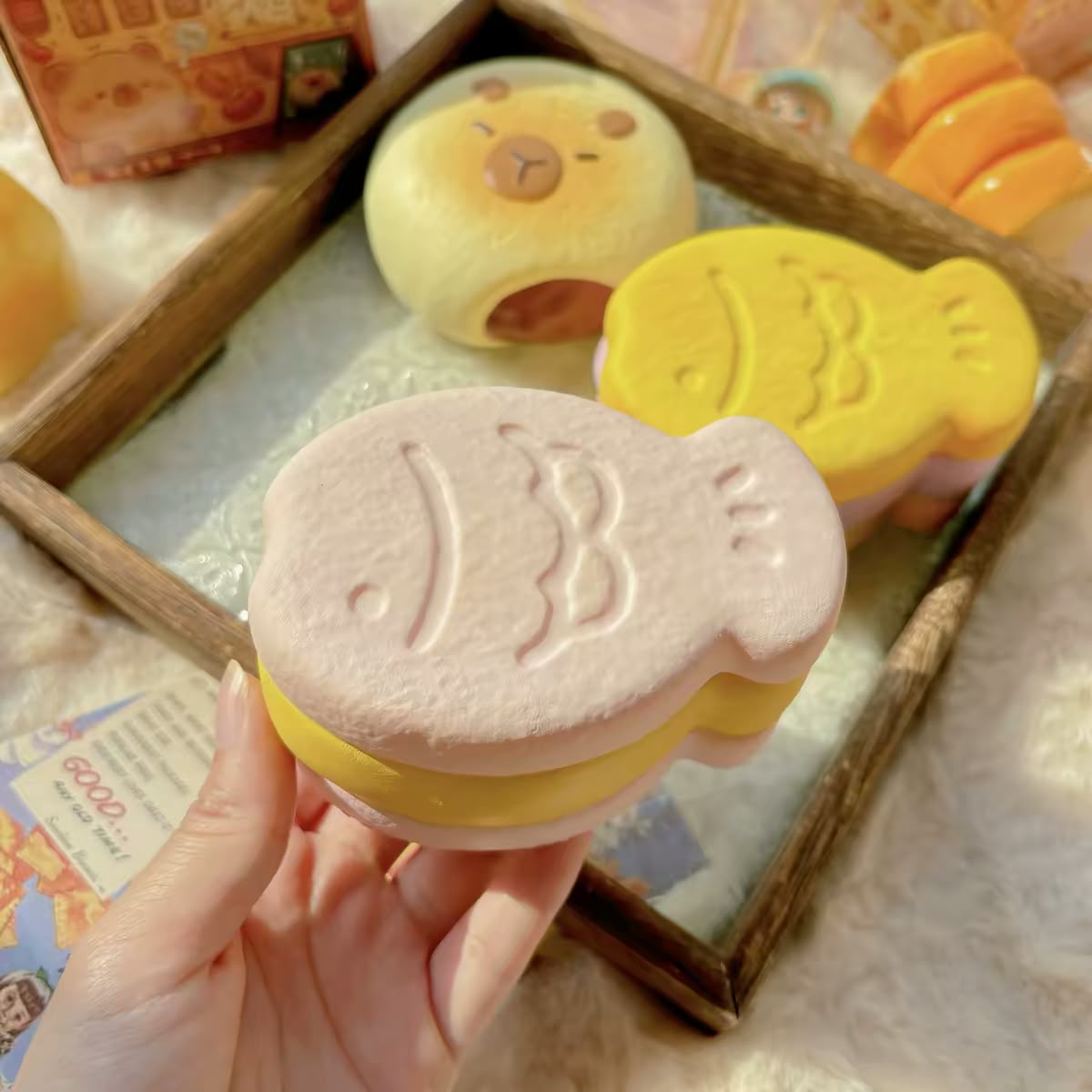 Pink Taiyaki Squishy