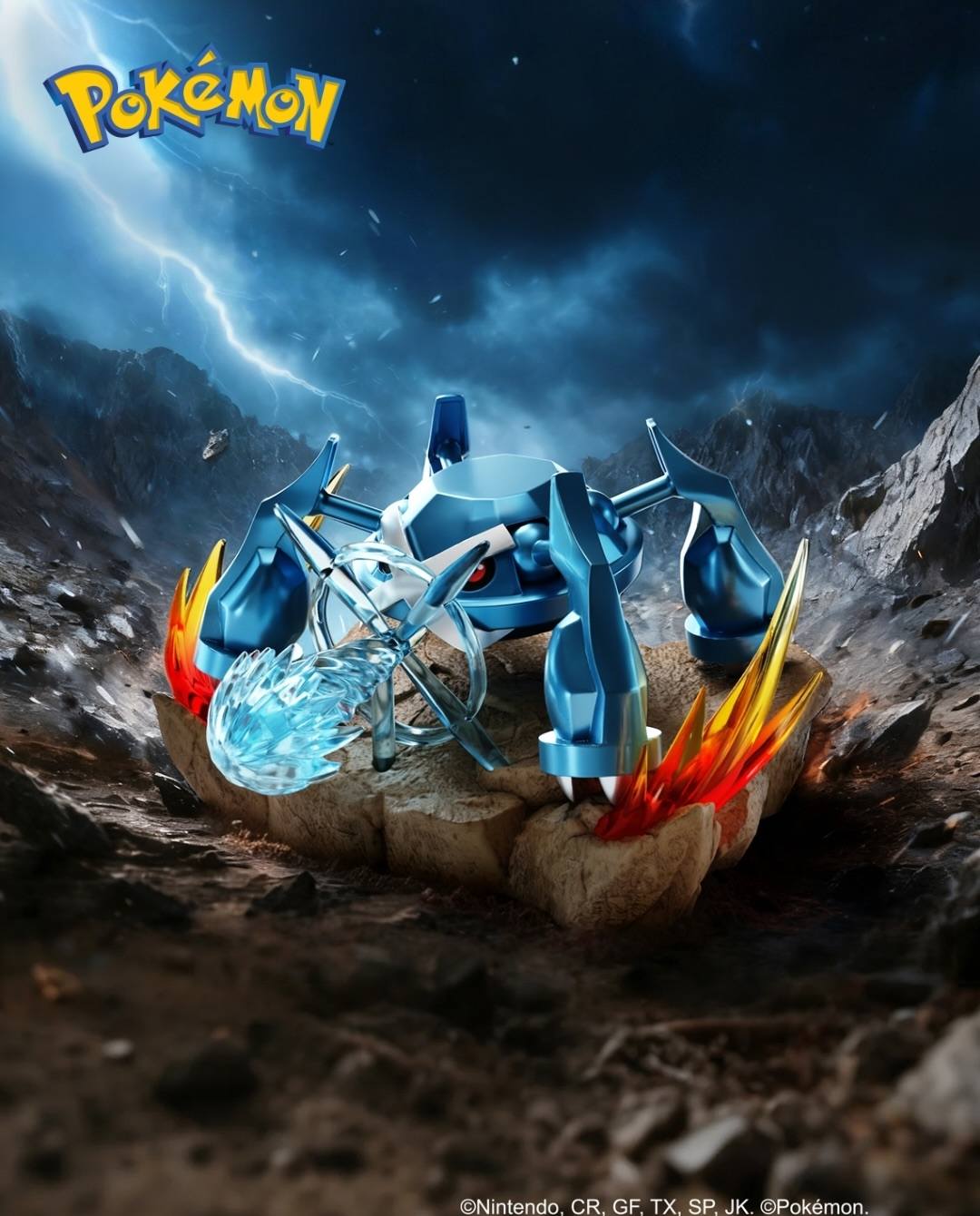 Holly Box Pokémon Light Up Battle Scene Figures