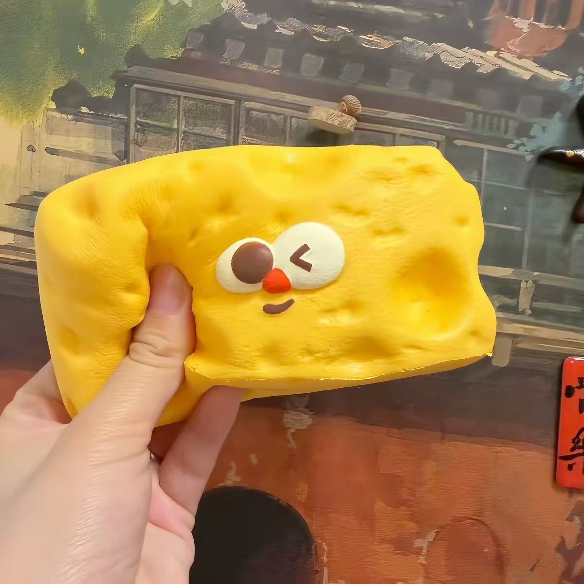 Moozy Winky Cheese Squishy