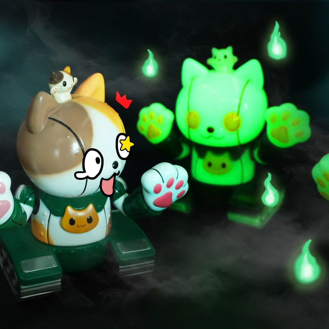 Cute Weapon-Ghost Battle Cat -MK005 by Intoy