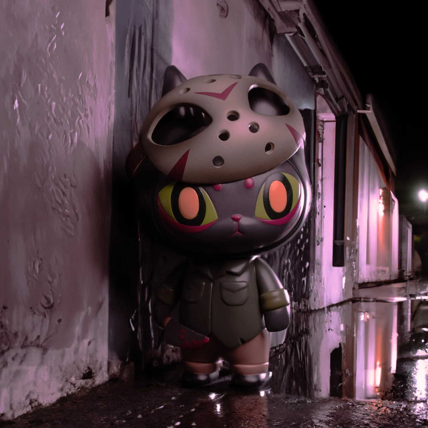 BADMEAW PUCK 'VINTAGE HORROR' SERIES BY MUEANFUN SAPANAKE