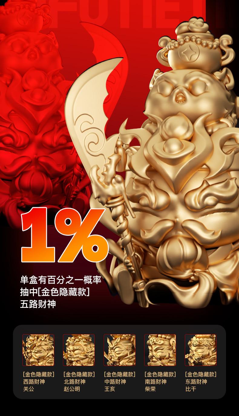 FUFUTIETIE GOD OF FIVE WAYS BLIND BOX