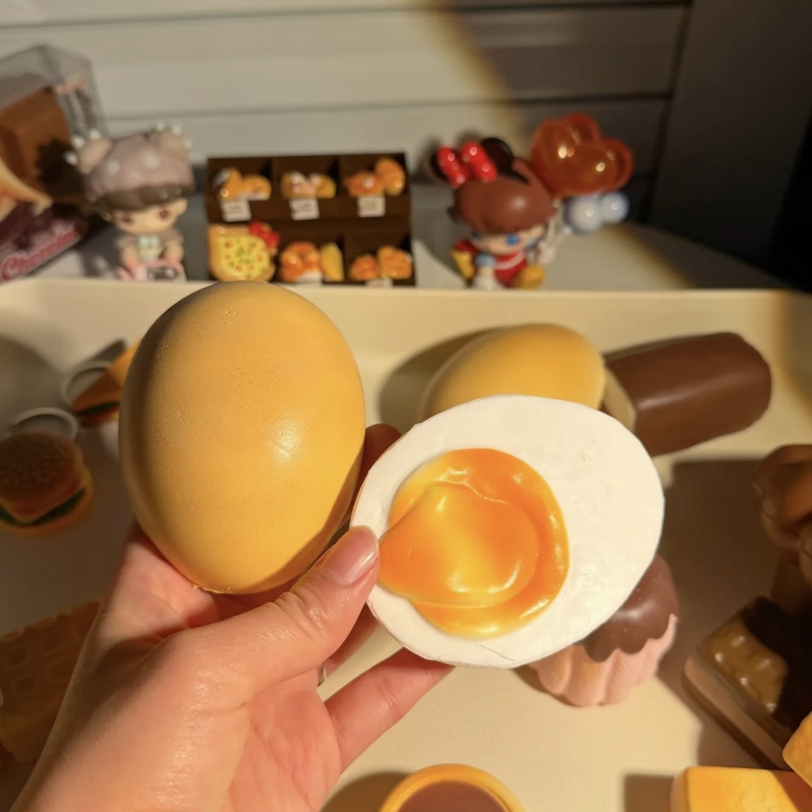 Moozy Half Boiled Egg Squishy