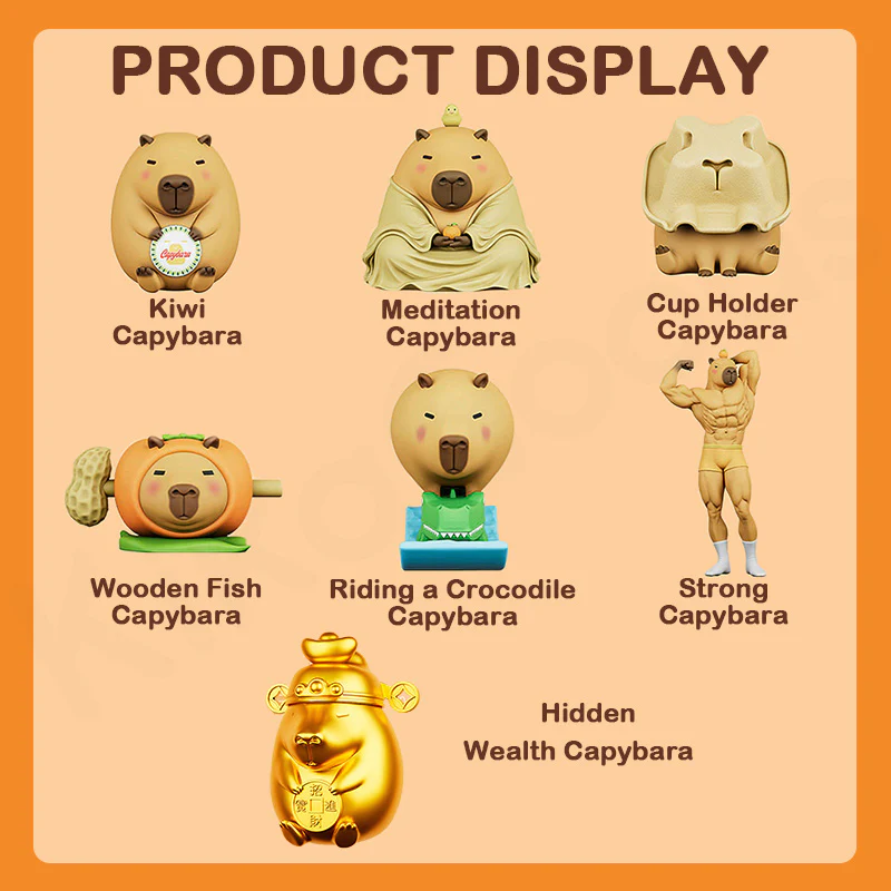 Luck Moai Capybara Series