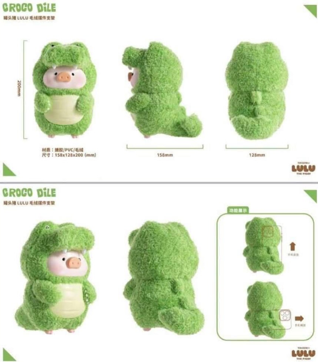 LuLu the Piggy - Lulu Crocodile Phone Stand