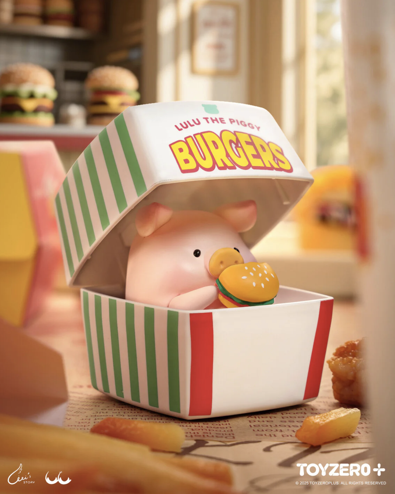 LuLu the Piggy -Burger Express Movable Series