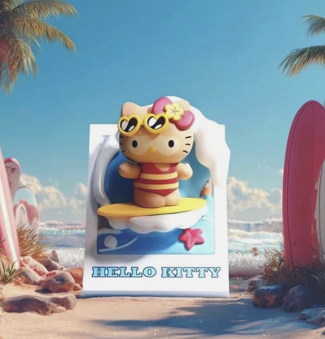 Sanrio Summer Surf Series Magnetic Fridge Magnet