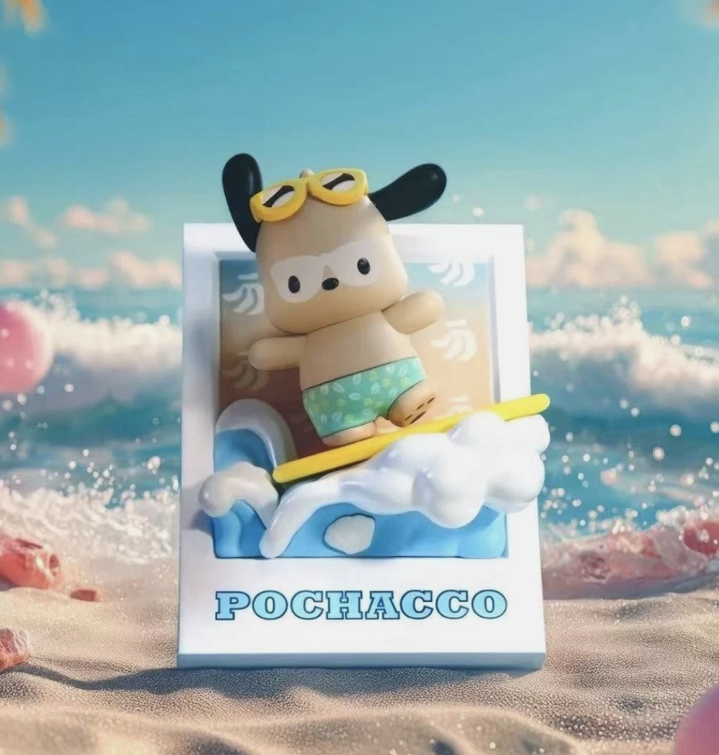 Sanrio Summer Surf Series Magnetic Fridge Magnet