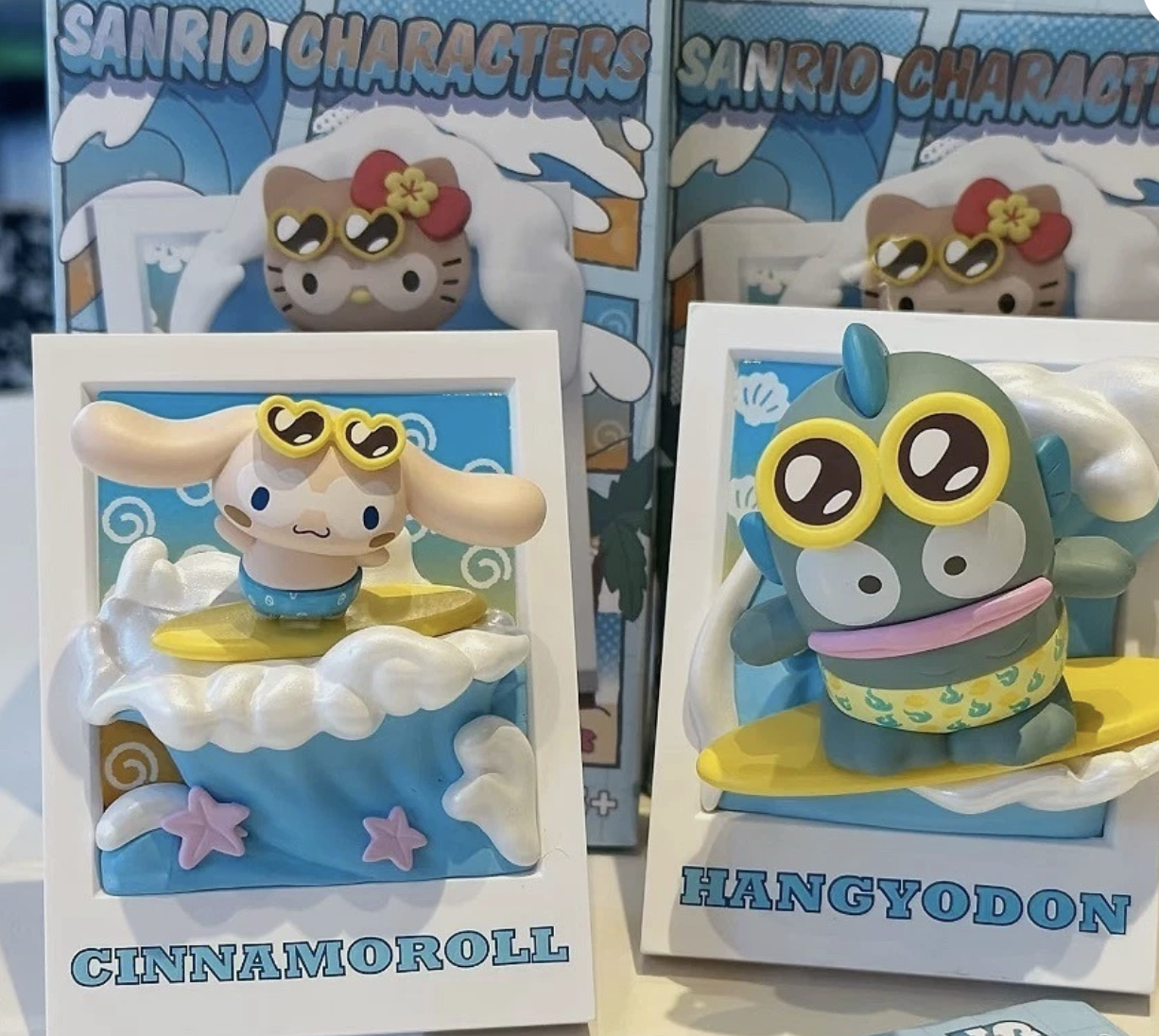 Sanrio Summer Surf Series Magnetic Fridge Magnet