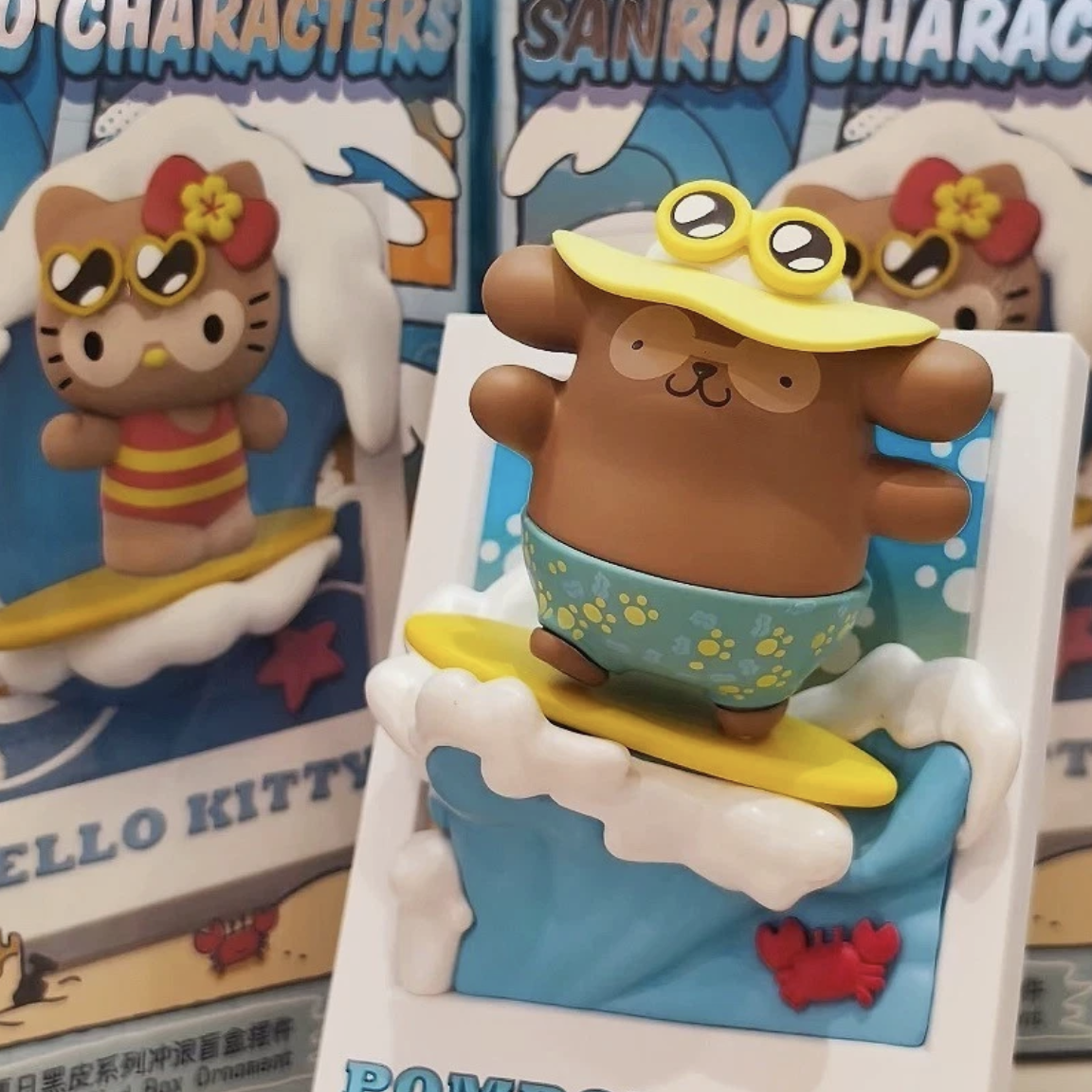 Sanrio Summer Surf Series Magnetic Fridge Magnet