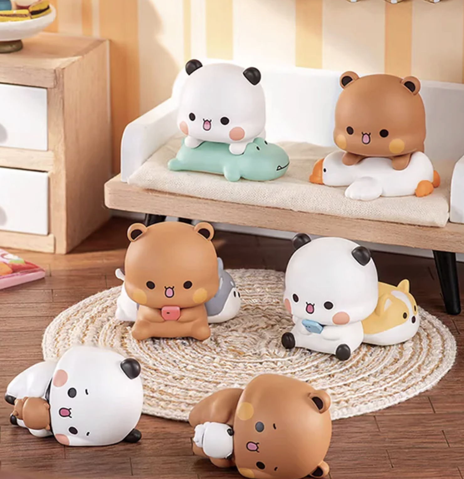 YIER And BUBU Couple's Daily Life Mini Series Blind Box