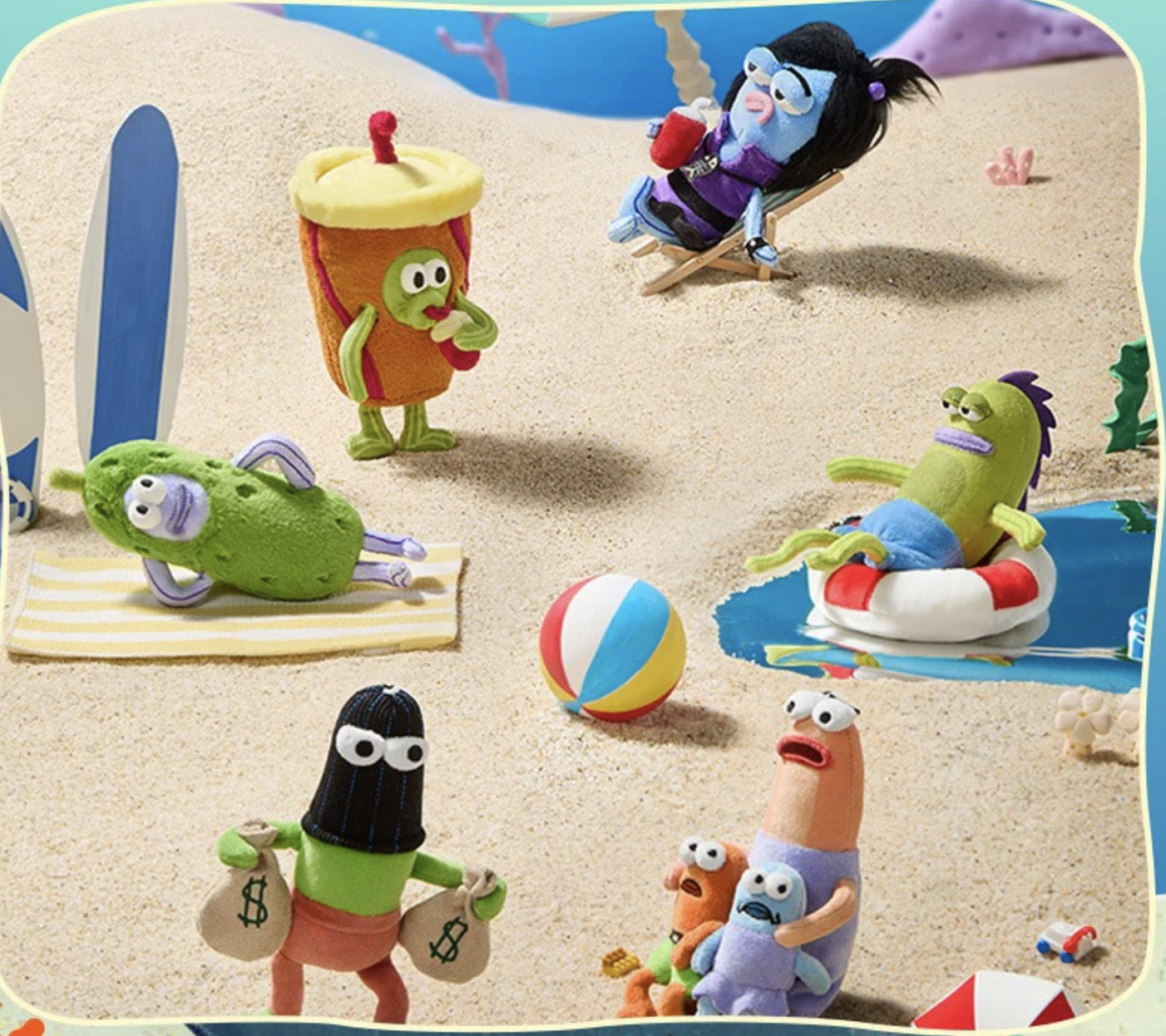 A Day in the Life of Bikini Bottom Buddies Series Plush Blind Box