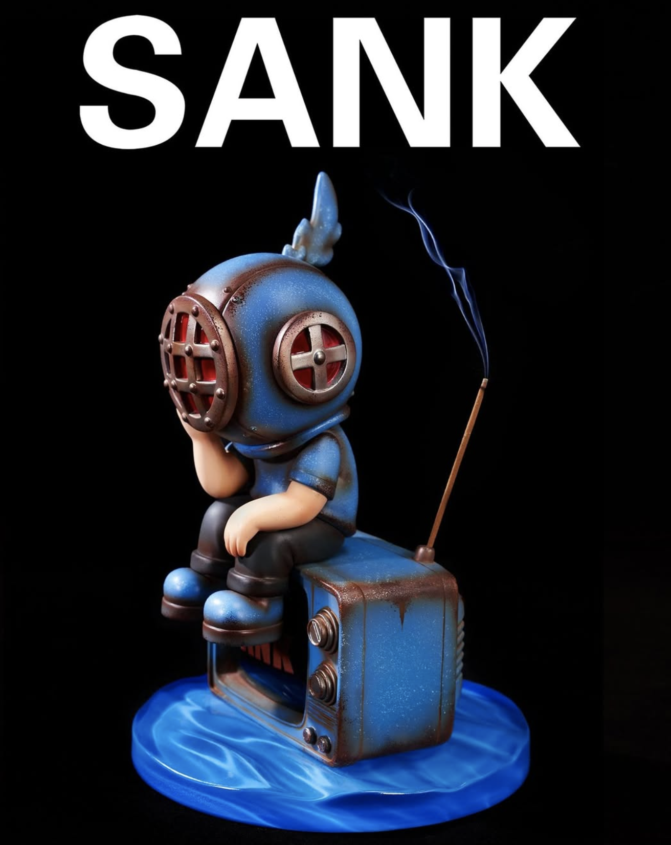 SANK Incense Holder-Drift Radio-Blues(PRE-ORDER)