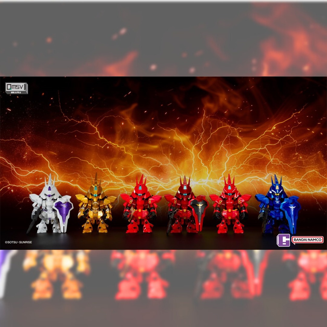 Bandai QMSV Mini MSN-04 Sazabi Series