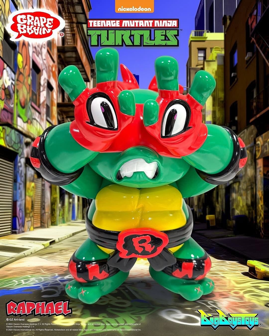 Teenage Mutant Ninja Turtles x Grape Brain Raphael Figure