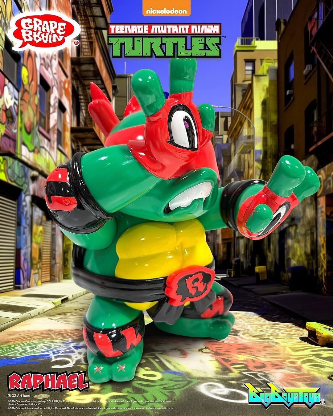Teenage Mutant Ninja Turtles x Grape Brain Raphael Figure