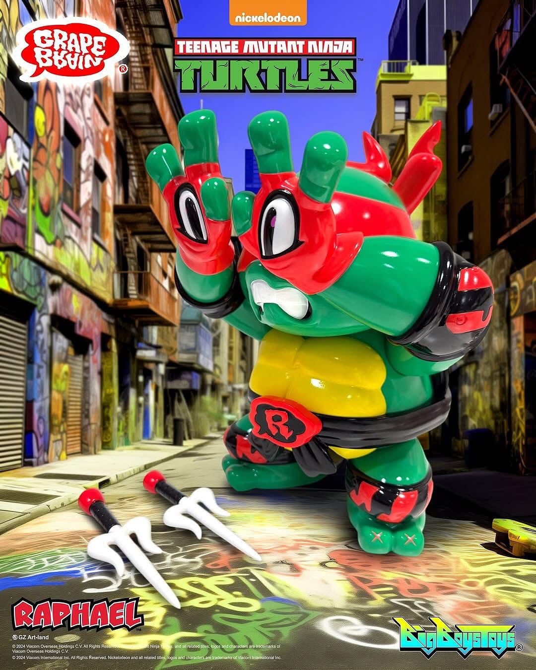Teenage Mutant Ninja Turtles x Grape Brain Raphael Figure