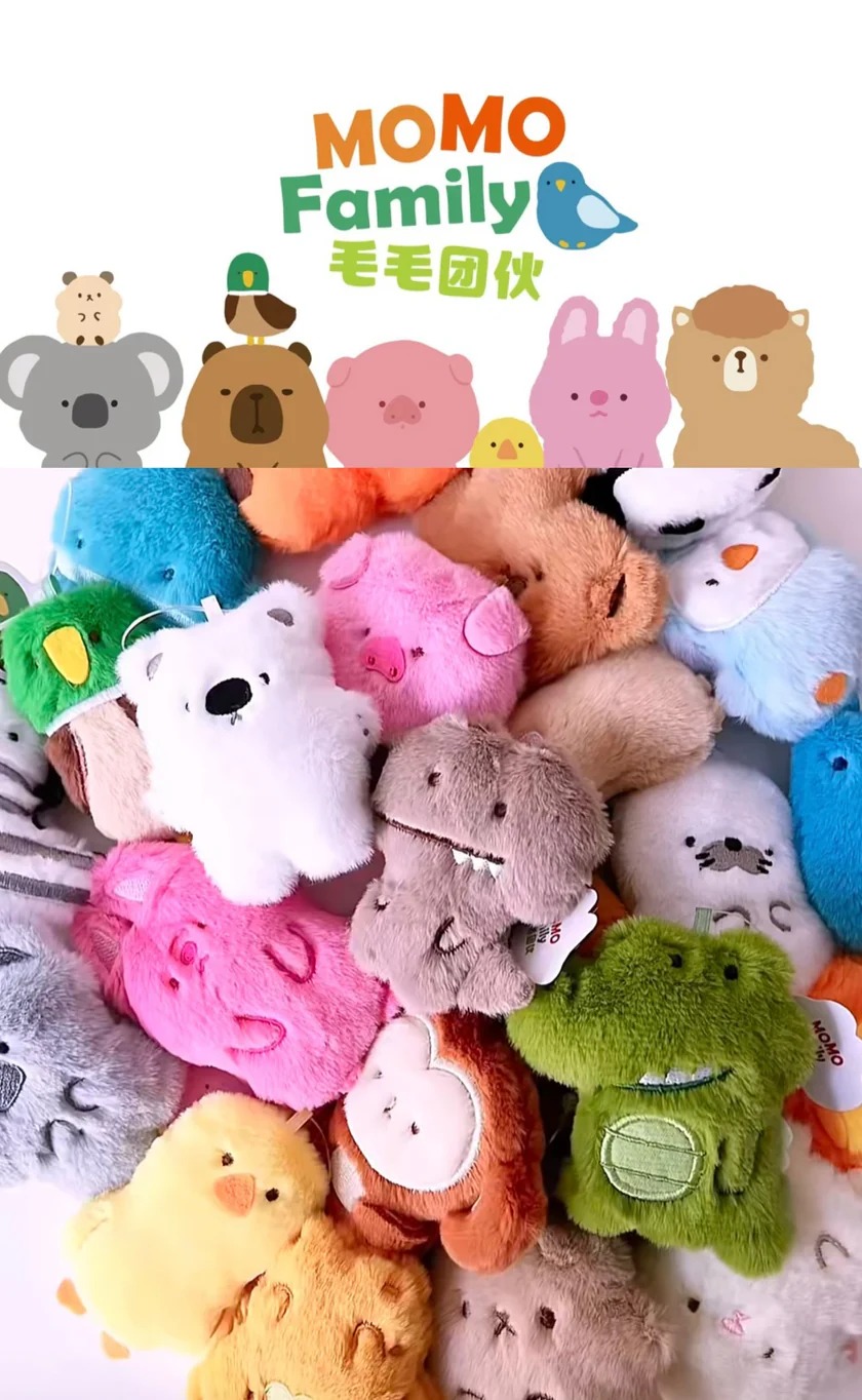 MOMO FAMILY ZOO MAGNET