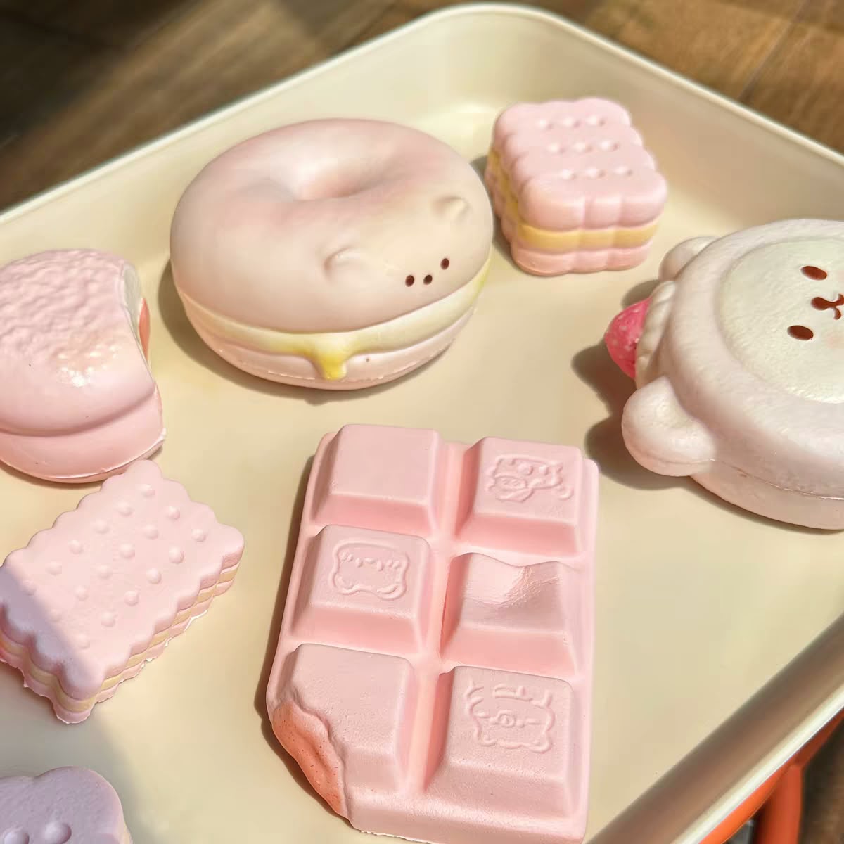 Pink Manga Chocolate Squishy