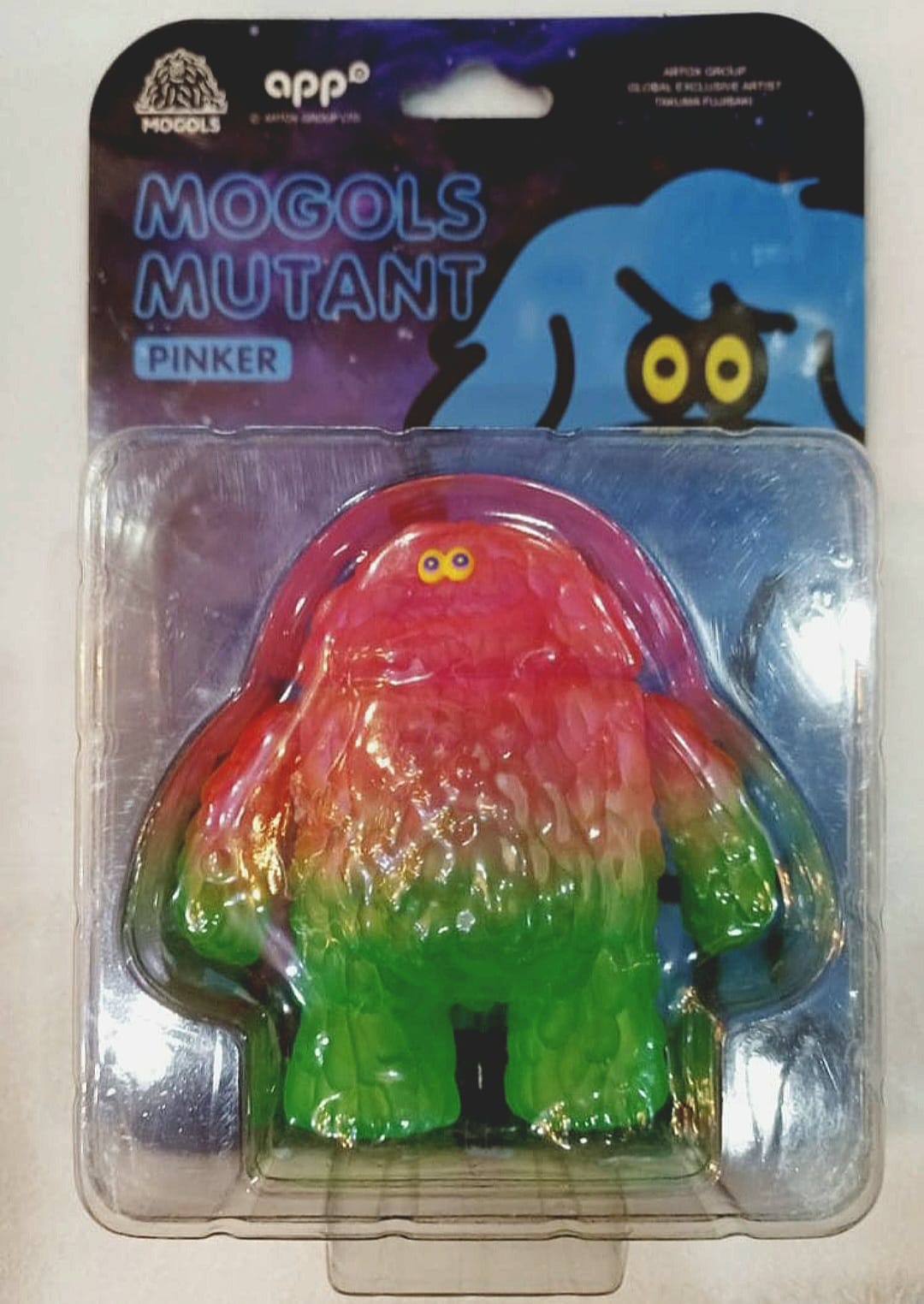 Mogols Mutant Hong Kong Limited Edition PINKER Soft Vinyl Figure by Takuma Fujisaki