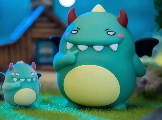 DRAGON GREEN WEIRD CUTE SERIES