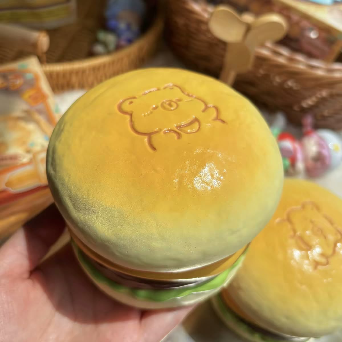 Capybara Burger Squishy