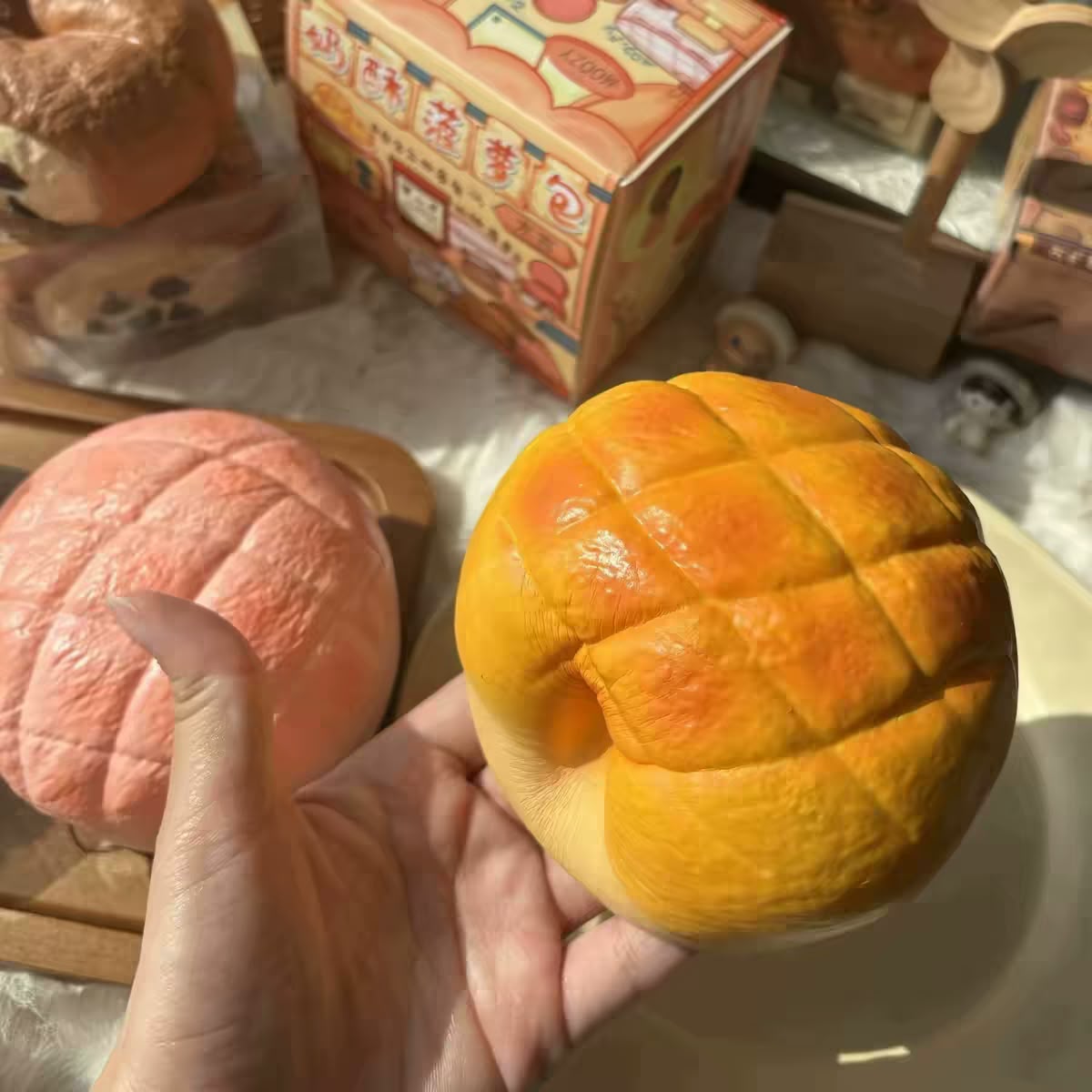 Milk Cream Polo Bun Squishy