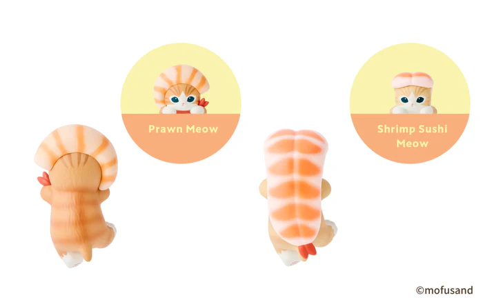 Mofusand Hippers Shrimp Meow Series