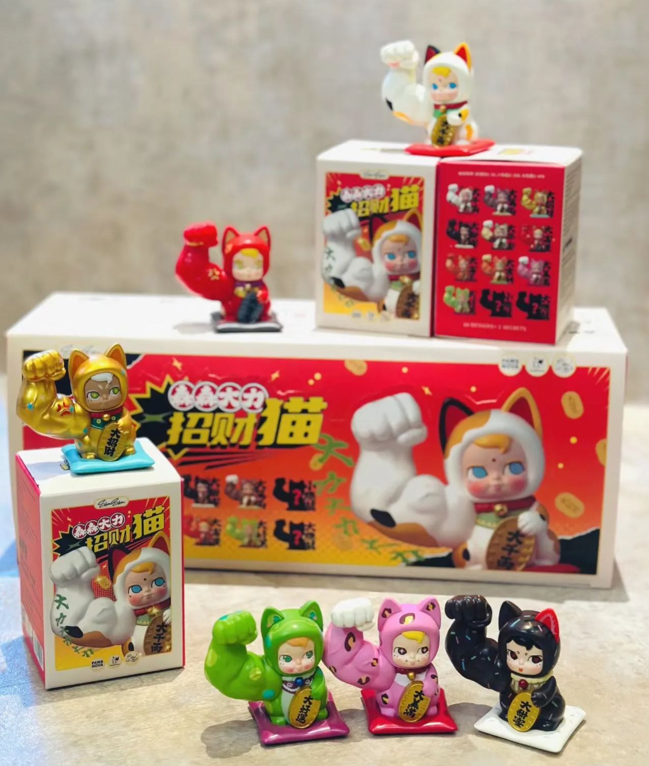 SAM SAM STRONG FORTUNE LUCKY CAT