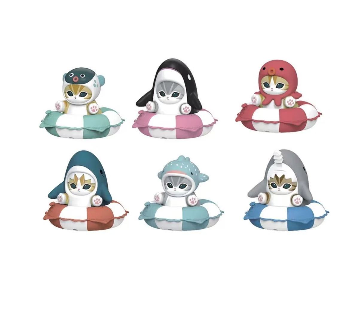 Mofusand Swimming Ring Stamp Blind Box