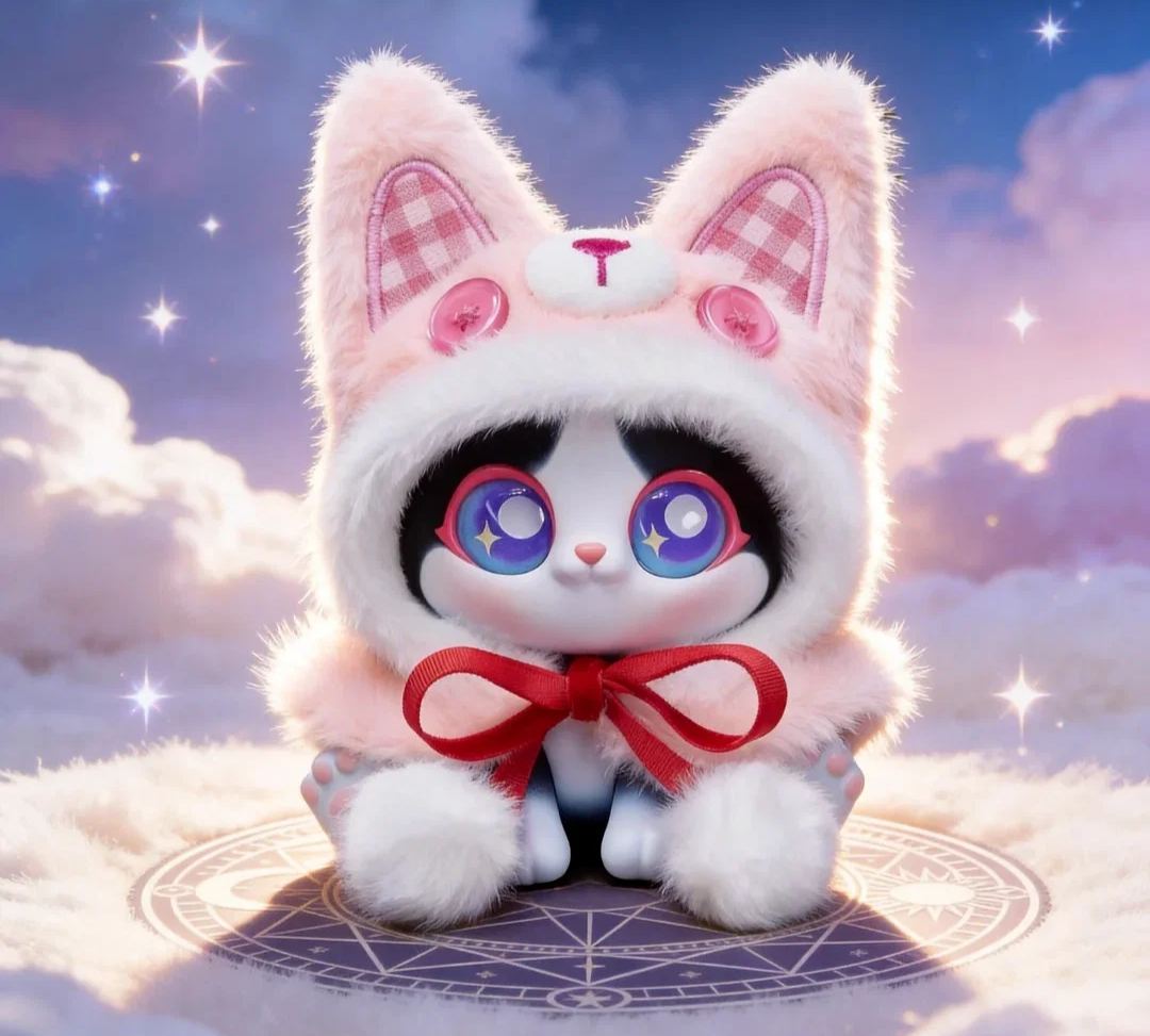 PICOCO Magic Cloak Cat Series Plush BLIND BOX