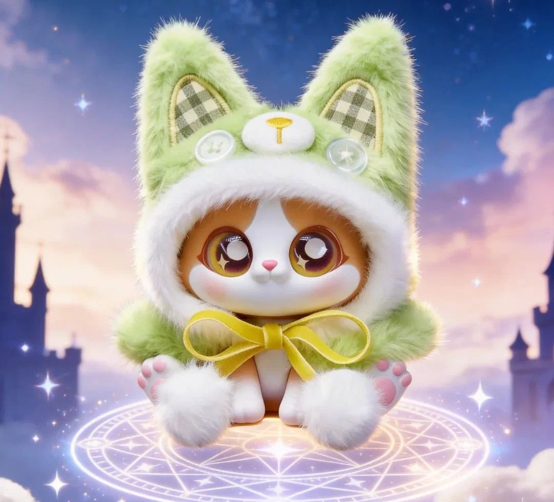 PICOCO Magic Cloak Cat Series Plush BLIND BOX