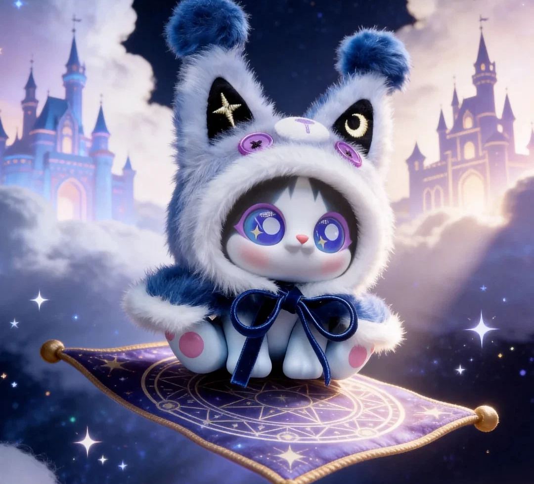 PICOCO Magic Cloak Cat Series Plush BLIND BOX
