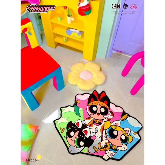 THE POWERPUFF GIRLS CARPET - LUCKY CAT EDITION