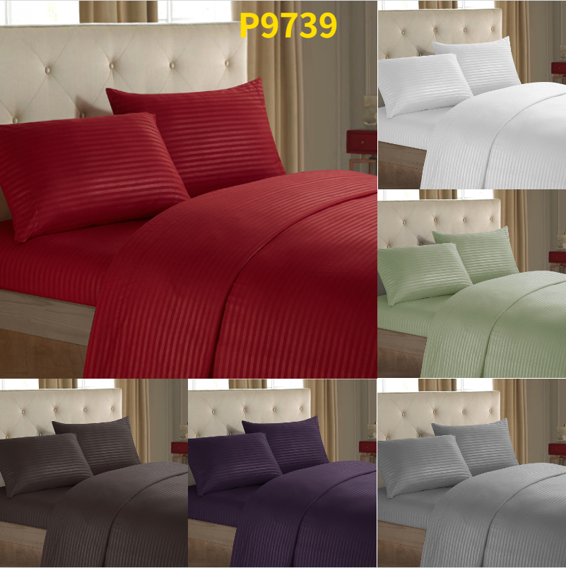 P9739    Flat Sheet+Fitted Sheet+Pillow Cases
