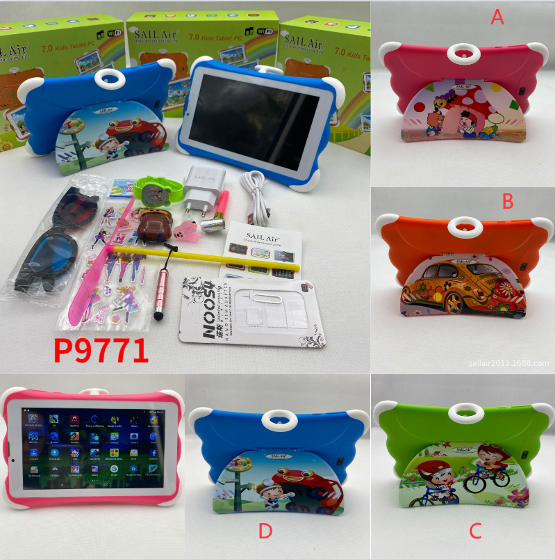 P9771     Export 7inch Kids Tablet Pc Android 2SIM 