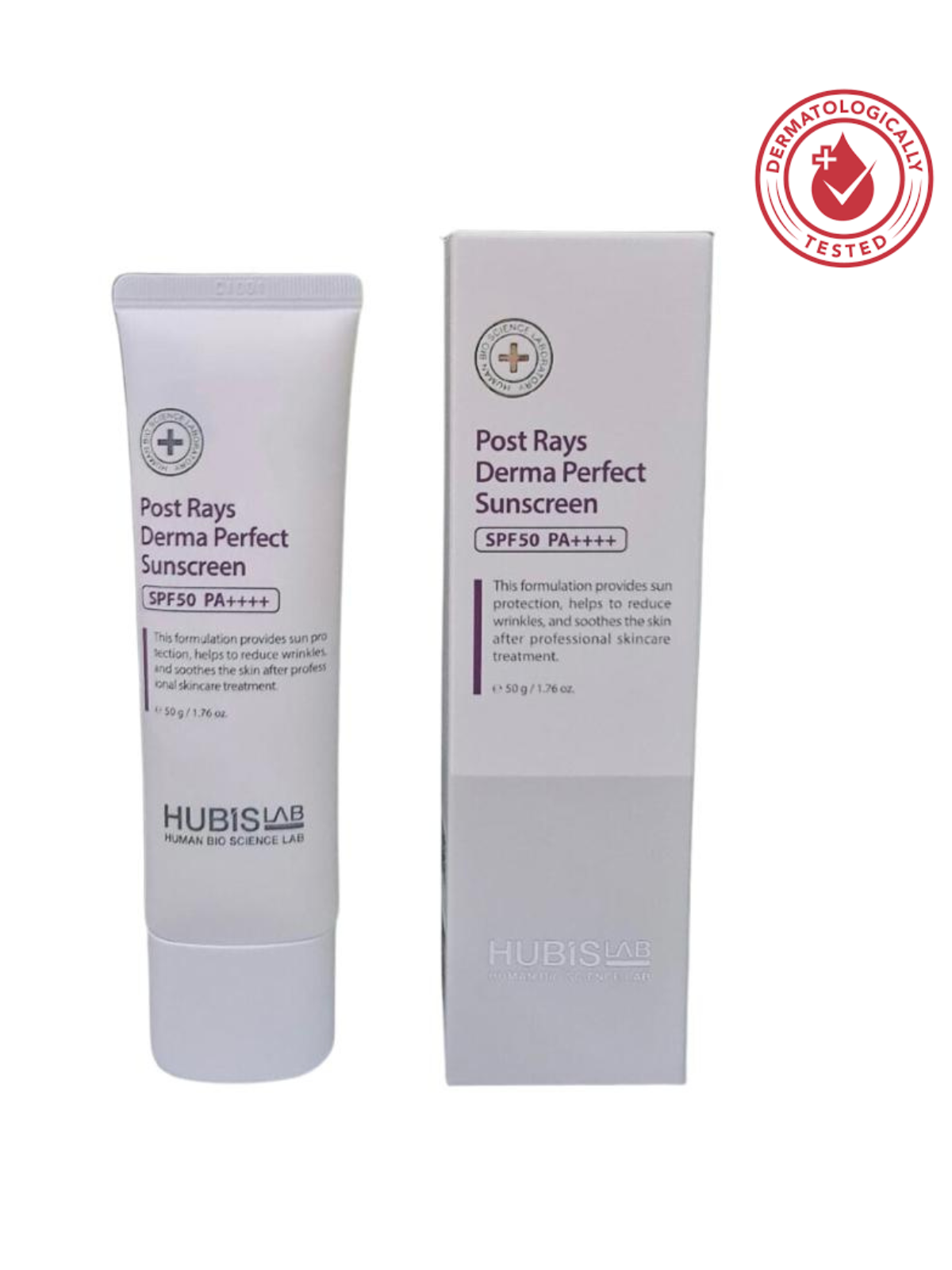 Post Rays Derma Perfect Sunscreen SPF50 PA++++ 50g (New Launch)