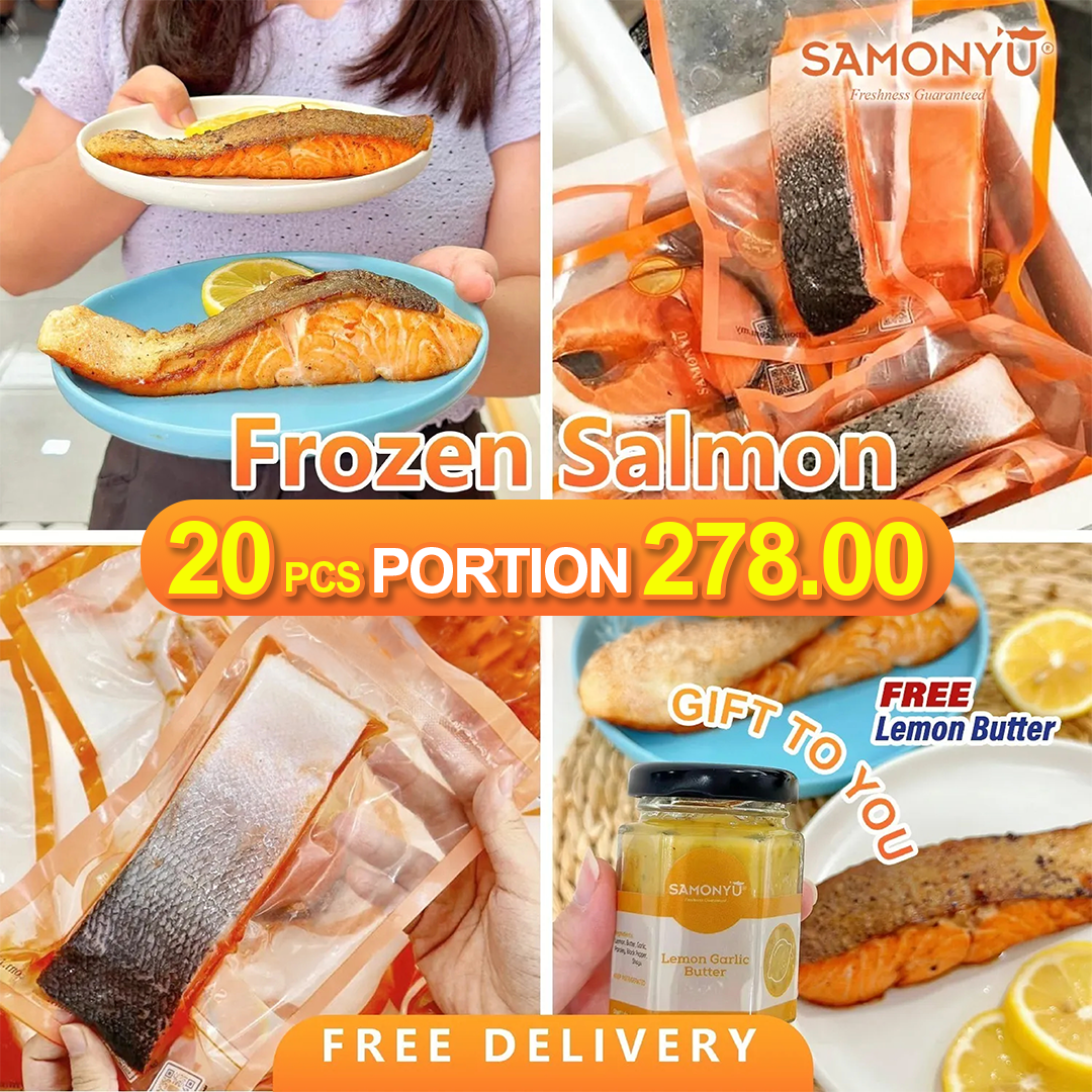 20PCS Frozen Atlantic Salmon 大西洋鲑鱼 (3.6-4kg) 20PCS / SET