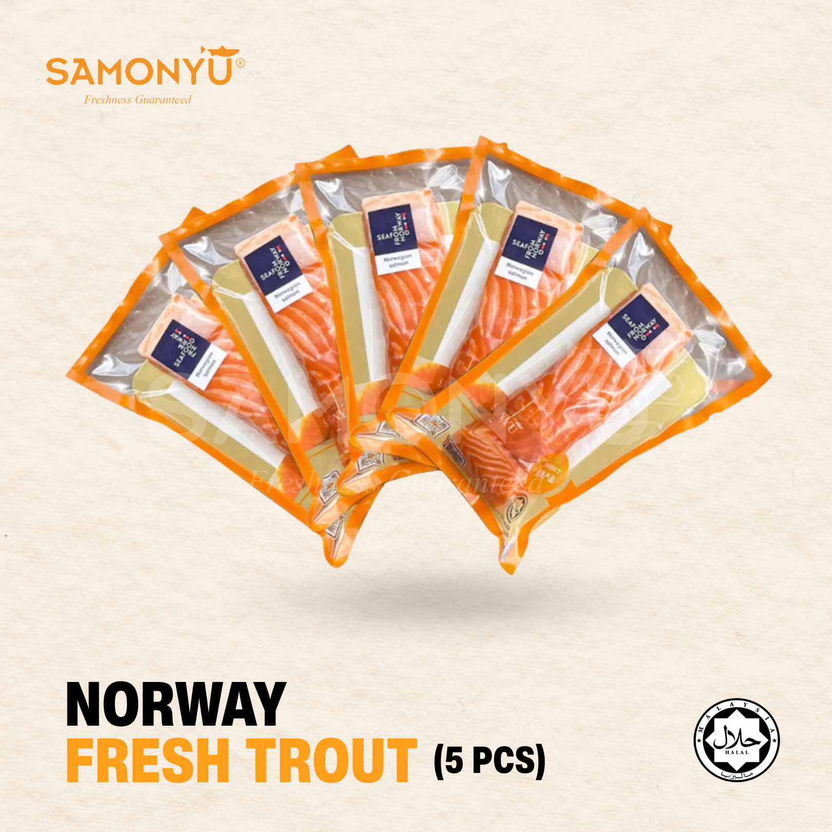 【NORWAY 挪威】NORWAY AIR-FLOWN FRESH TROUT (5PCS PER SET)【PREORDER】