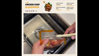 【SAMONYU】BLACK PEPPER CHICKEN CHOP 黑胡椒鸡排 200gm+-