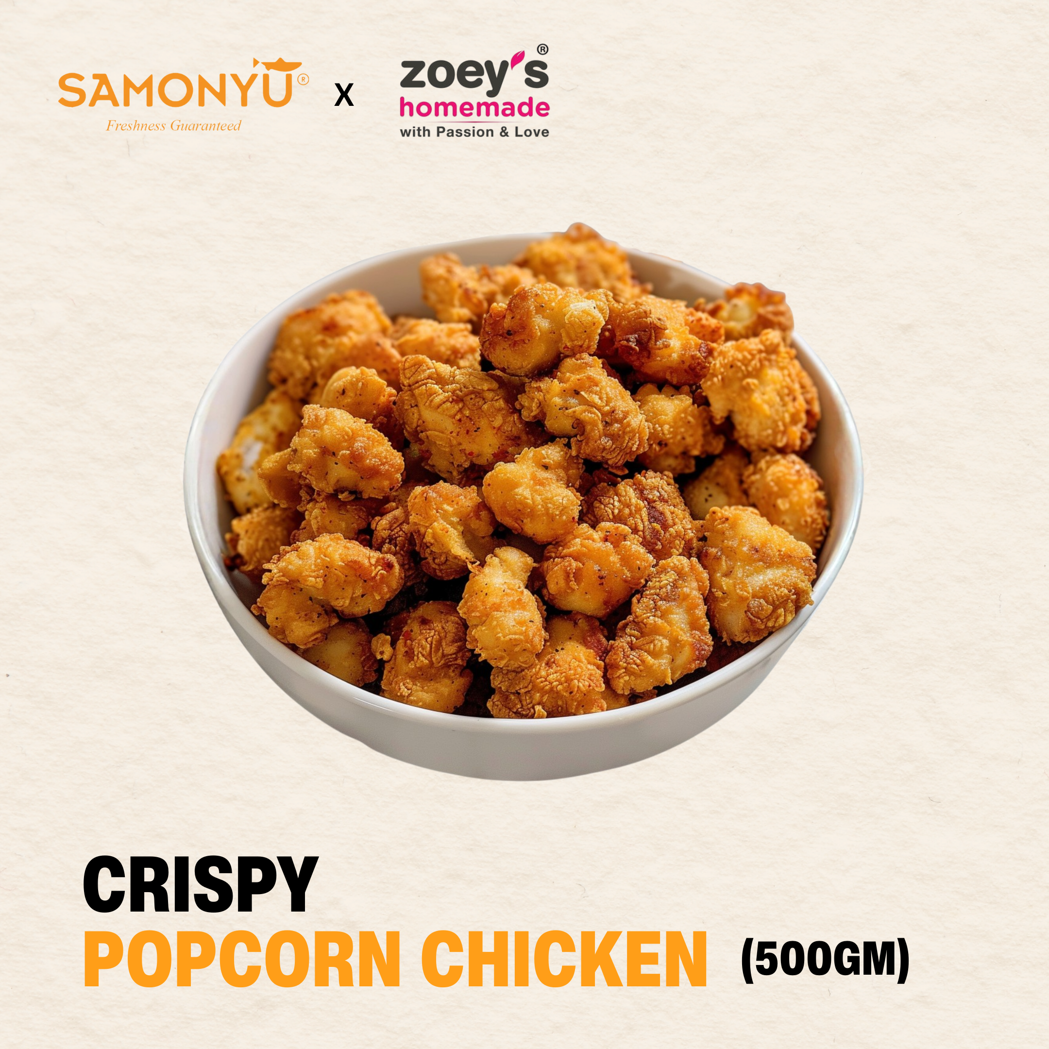Crispy Popcorn Chicken (500g)