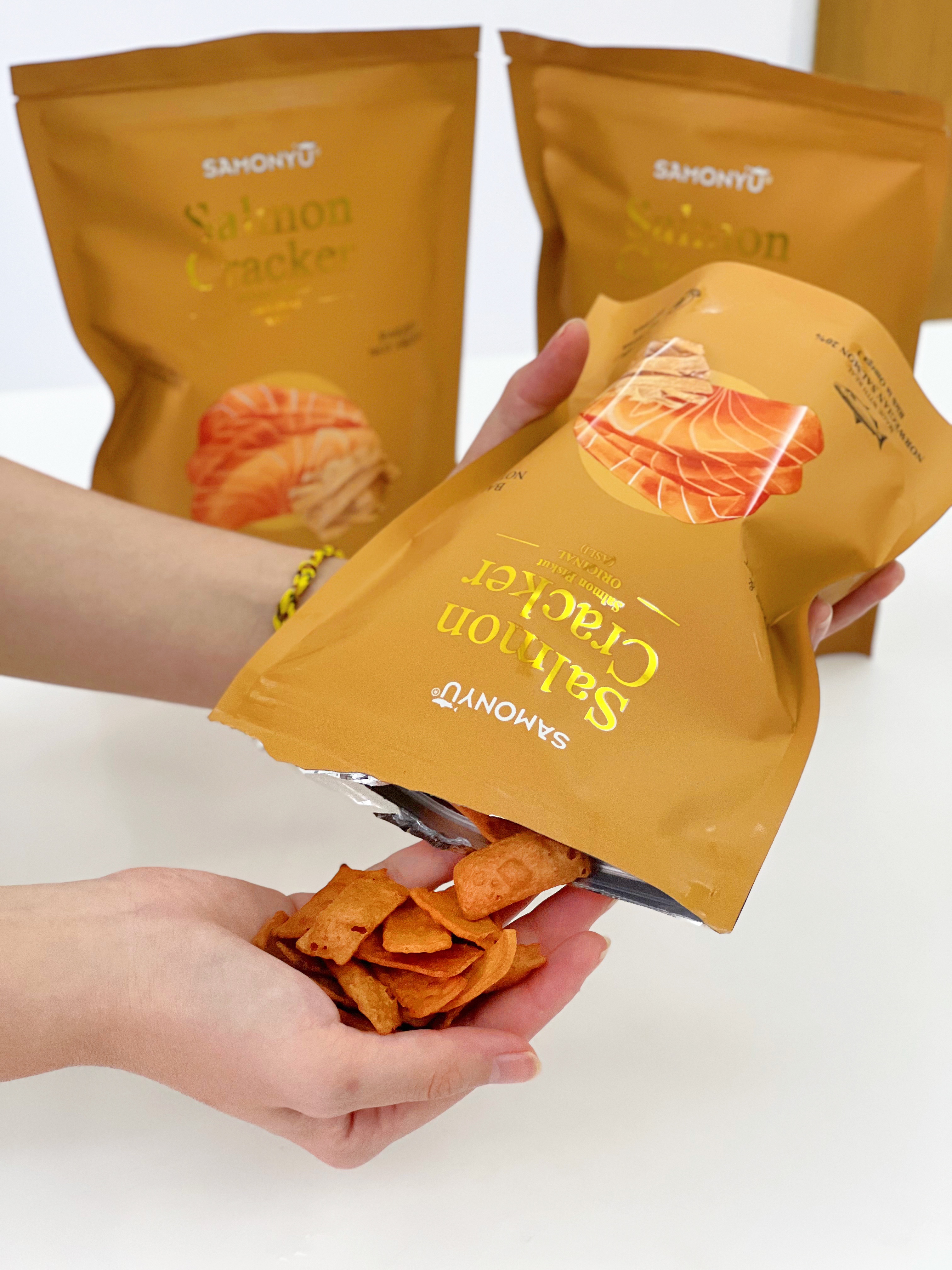【SAMONYU】ORIGINAL SALMON CRACKER (50GM)