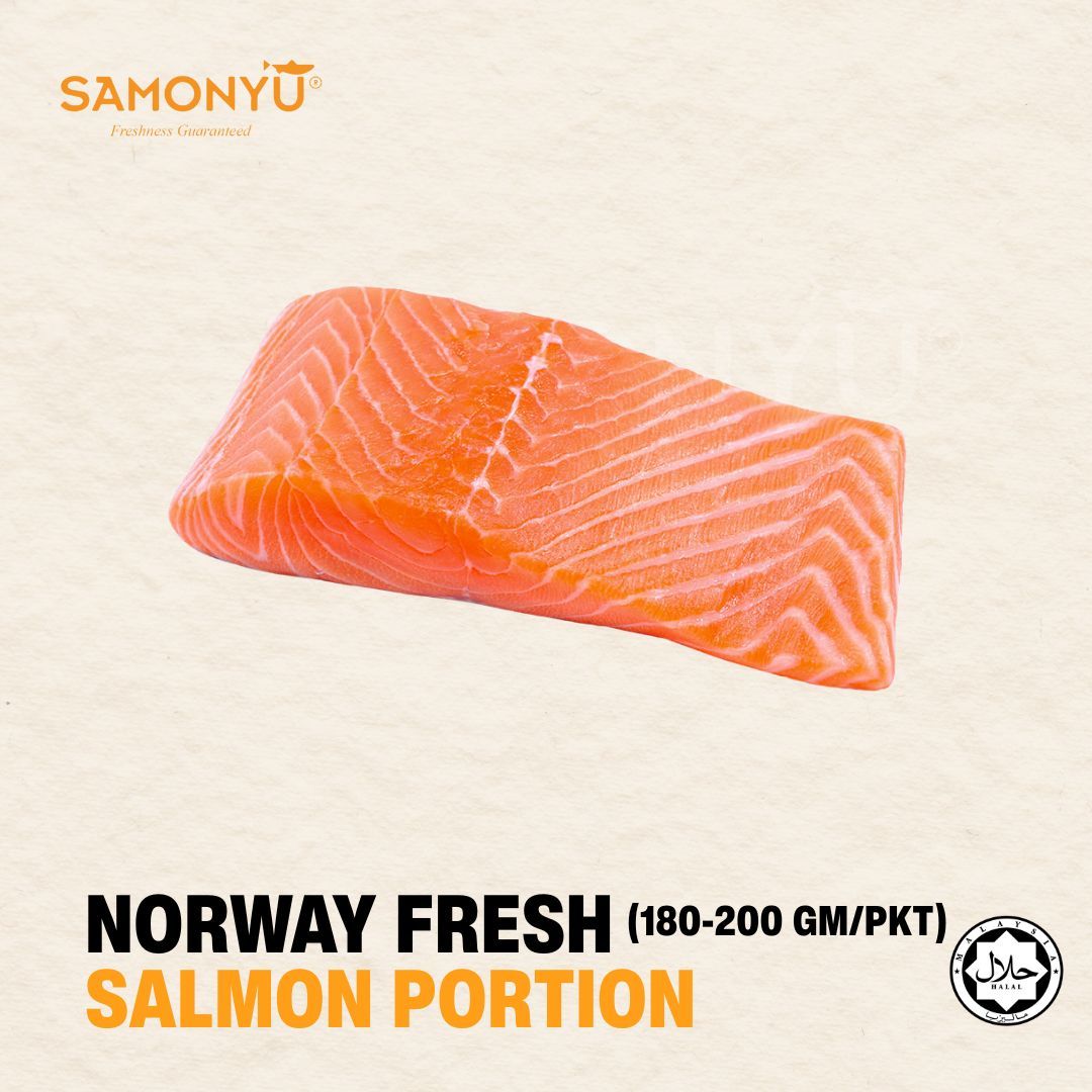 AIR FLOWN NORWAY SALMON PORTION (180–200g/PCS)