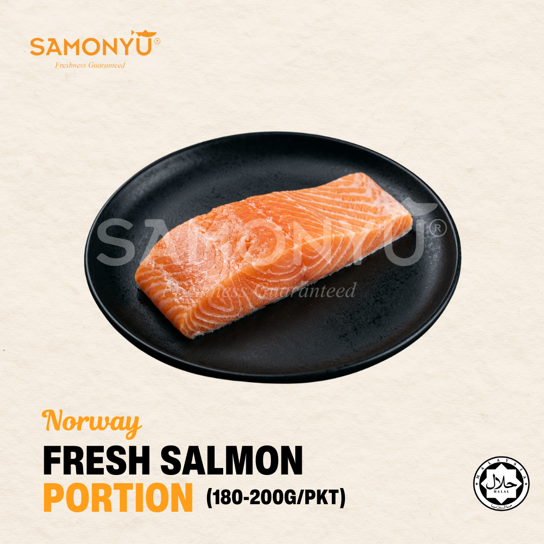 AIR FLOWN NORWAY ATLANTIC SALMON PORTION (180–200g/PCS)