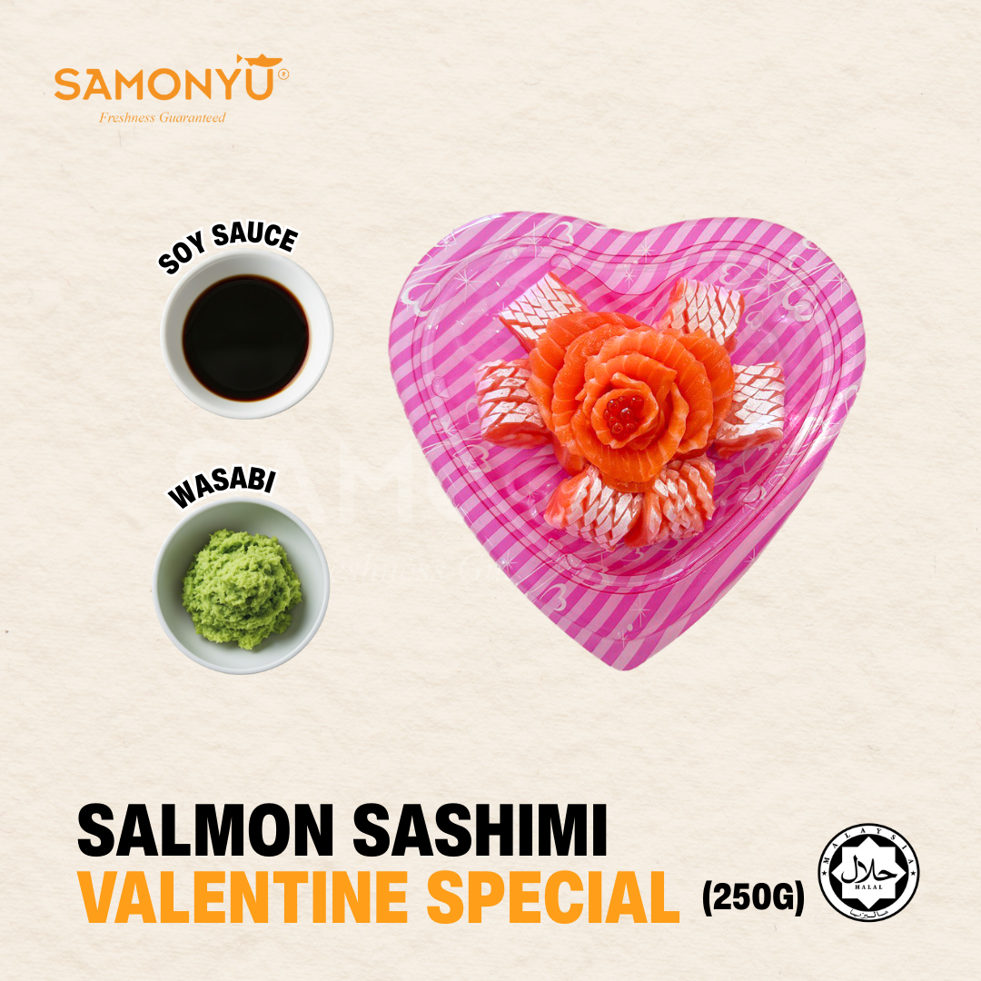 【Valentine's Limited Edition】Salmon Sashimi Valentine Special🌹 250g