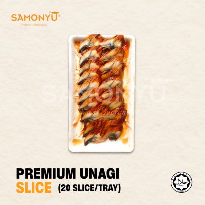 SAMONYU Premium Unagi Slice (20 Slices / Tray) — HALAL Certified