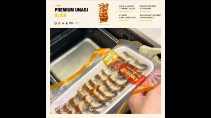 SAMONYU Premium Unagi Slice (20 Slices / Tray) — HALAL Certified